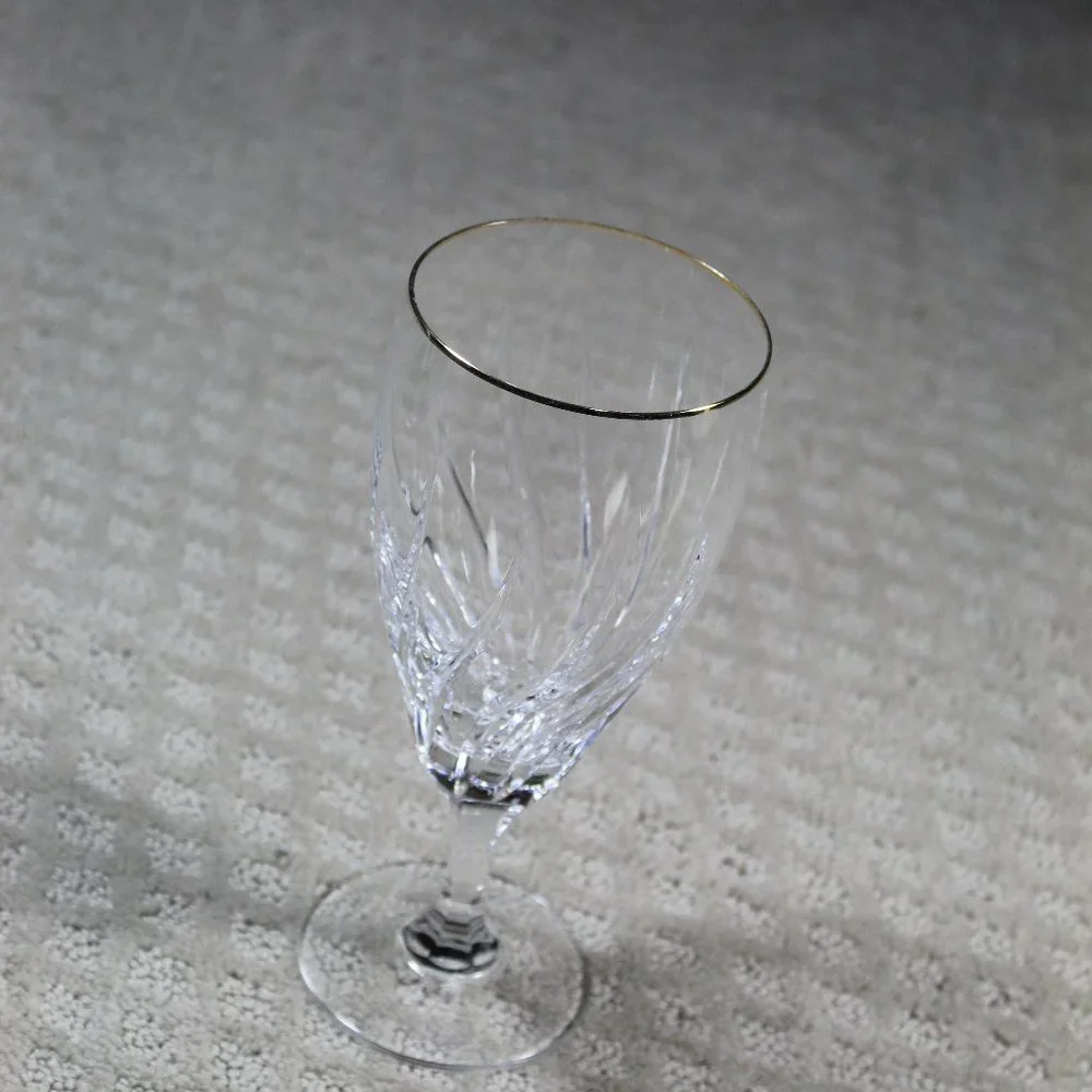 Iced Tea Rendezvous Gold Mikasa Glass